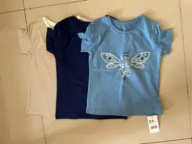 Set Baju Mothercare Anak Perempuan Tshirt Kaos Girl
