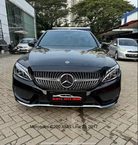 MERCEDES BENZ C200 AMG Line  Th 2017 km 39 rb Hitam