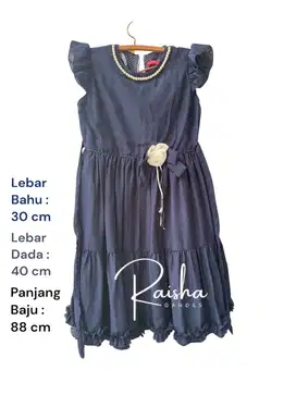 Dress Pesta Anak Warna Biru