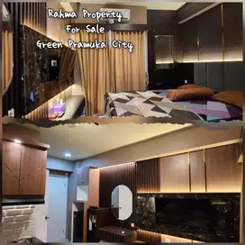 Bougenvile Studio Furnish Mewah Free B Peralihan Green Pramuka City