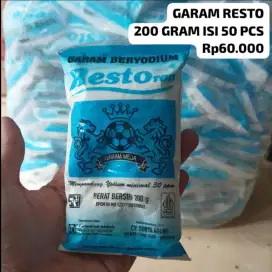 GARAM RESTO 200 GRAM ISI 50 PCS