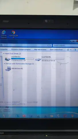 Jual laptop second kondisi fisik seperti di gambar