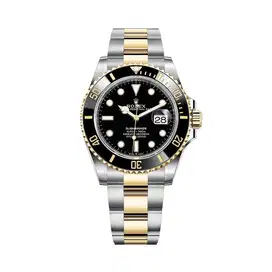 Rolex Submariner Date Black Ceramic Steel & 18K Yellow Gold 41m