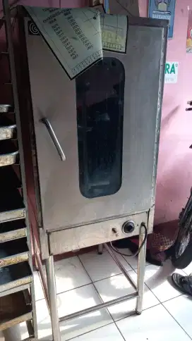 Mesin proofer elektrik pengembang adonan roti