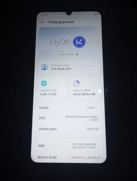 ZTE blade A35 seken