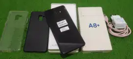 Samsung A8+ (6/64) Mulus sempurna 99% Like Nwe