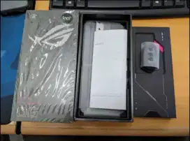 Asus ROG 6 warna Black 8/256 Mulus