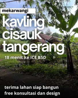 “Terbatas! Kavling Siap Bangun, Cisauk Dekat BSD, SHM Aman”