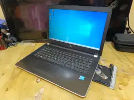 Laptop HP 14-BS0XX Intel Celeron N3060 Ram 4Gb Hdd 50Gb Siap Pakai