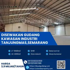 Disewa gudang strategis lokasi Tanjungmas Semarang luas 6500 m2