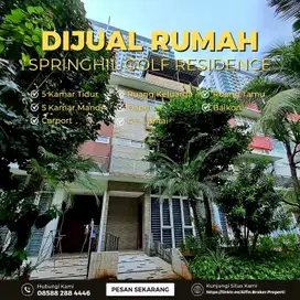 RUMAH MEWAH DI KEMAYORAN DEKAT TOLL & GOLF 4 LANTAI UNIT BAGUS TERAWAT