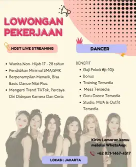 HOST LIVE DANCE GROUP GIRL