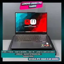 Lenovo Legion 5 Pro 16ARX8 Ryzen  7 7745HX RTX4060 8GB Ram 16GB/1TB