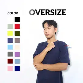Pearl Eighty - Kaos polos Oversized Pria dan Wanita 30s