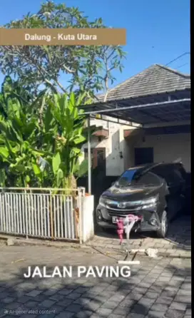 Rumah 1 lantai Perum Riverside Residence Dalung