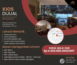 Dijual Kios Siap Pakai – Lokasi Strategis di Kebayoran Baru!