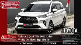 Toyota Veloz 1.5 Q AT NIK 2022 Akhir White On Black