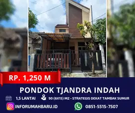 PONDOK TJANDRA dekat TOL ‼️Jual Rumah Bonus Kitchen Set dan AC
