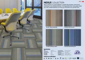 Karpet Tile 50 cm x50 cm NEXUS / Karpet Lantai Office, Hotel , rumah
