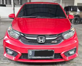 Baru 33rb Km Honda Brio RS AT Matic 2020/ 2021 Merah Gres Siap Pakai