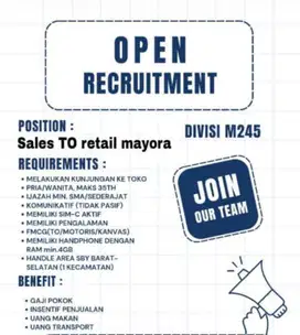 Loker sales Mayora