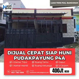 Rumah Siap Huni 2 Carport Konstruksi 2lt Cuma 400jt di Pudakpayung
