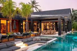 Disewekan Villa Keluarga Modern 5 Kamar Tidur di Singapadu, Gianyar