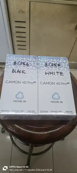JUAL TECNO CAMON 40 PRO 5G 8/256 NEW FRESH HARGA OK
