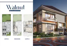 FOR SALE RUMAH TIPE WALNUT UK 12X30 2.5LT  READY HUNI CLUSTER SYMPHONY