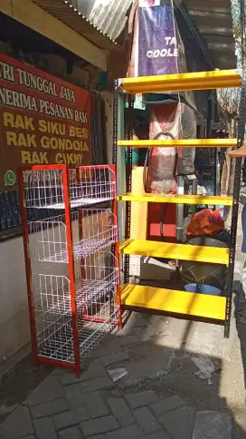 Rak besi susun rak tempat barang