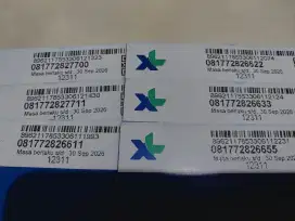 Kartu perdana XL cantik nomor cantik nomer cantik