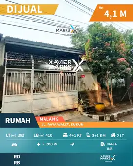 DIJUAL RUMAH MODEL KLASIK NOL JALAN RAYA AREA SUKUN