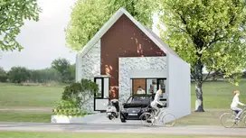 Di Jual Rumah Murah Luas dan Modern Desain Eropa Style