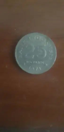 Uang logam Rp. 25,00 tahun 1971