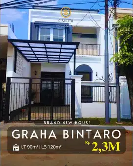 Dijual   Rumah Brand New  Graha Bintaro  Tangerang Selatan