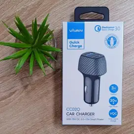 VIVAN Car Charger Quick Charge 3.0 Dua Port Output CC02Q 3A Max With