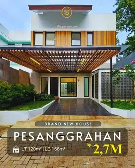 Dijual rumah brandnew 2 lantai cluster area Pesanggrahan Jaksel