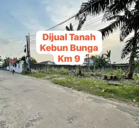 Dijual Tanah murah km9 JL Ogan dekat bandara