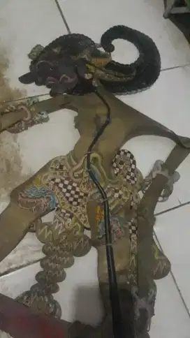 Jual wayang kulit asli masih bagus tidak ada yg sobek