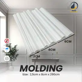 Jual Lis Molding Ukiran Dinding Bahan PVC High Quality