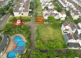 Dijual Cepat Kavling huk JGC Luas 197 m2  hadap Timur S