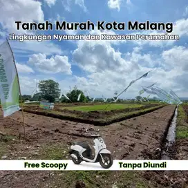 Tanah kawasan Perumahan Kota Malang; siap bangun rumah minimalis
