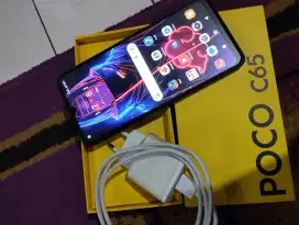 Poco c65 hitam 6/128 NFC..