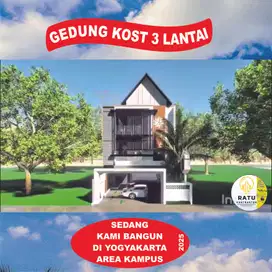 Jual Gedung Kost 3 Lantai, Kami Bangun di Tanah Anda, Kontraktor Pro