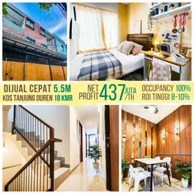 Dijual Kosan Baru Di Tanjung Duren Full Penghuni dkt Mall Neo Soho