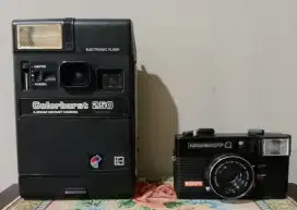 Dijual Kamera Jadul
1.Colorburst 250 Polaroid 
2.Monica C35 EFP Sakura