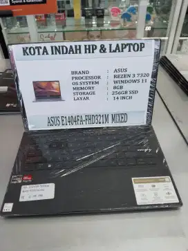 LAPTOP ASUS E1404FA REYZEN 3 7320 FREE AKSESORIS