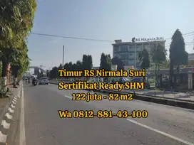 TANAH SERTIFIKAT READY SHM TIMUR RUMAH SAKIT NURMALA SURI SUKOHARJO