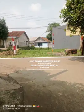 TANAH DARAT MURAH STRATEGIS DI JALAN DESA COGREG KECAMATAN PARUNG