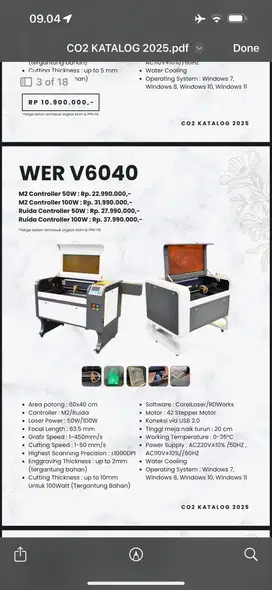 lowongan operator mesin cnc router, 3d printing, laser cutting